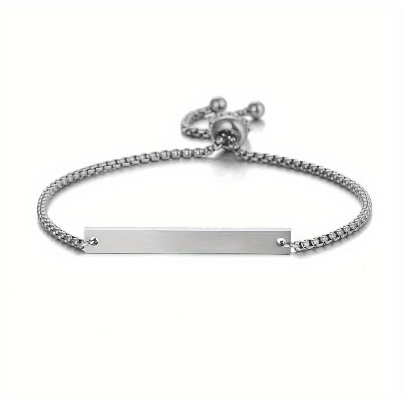 Personalized Engraved Name Bracelet for Men